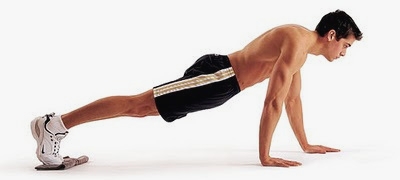 Demonstration of the Walking Push-up exercise